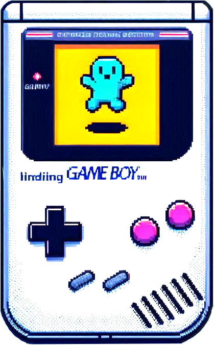 Cartoon GameBoy Classic image  - Retro gaming accessory