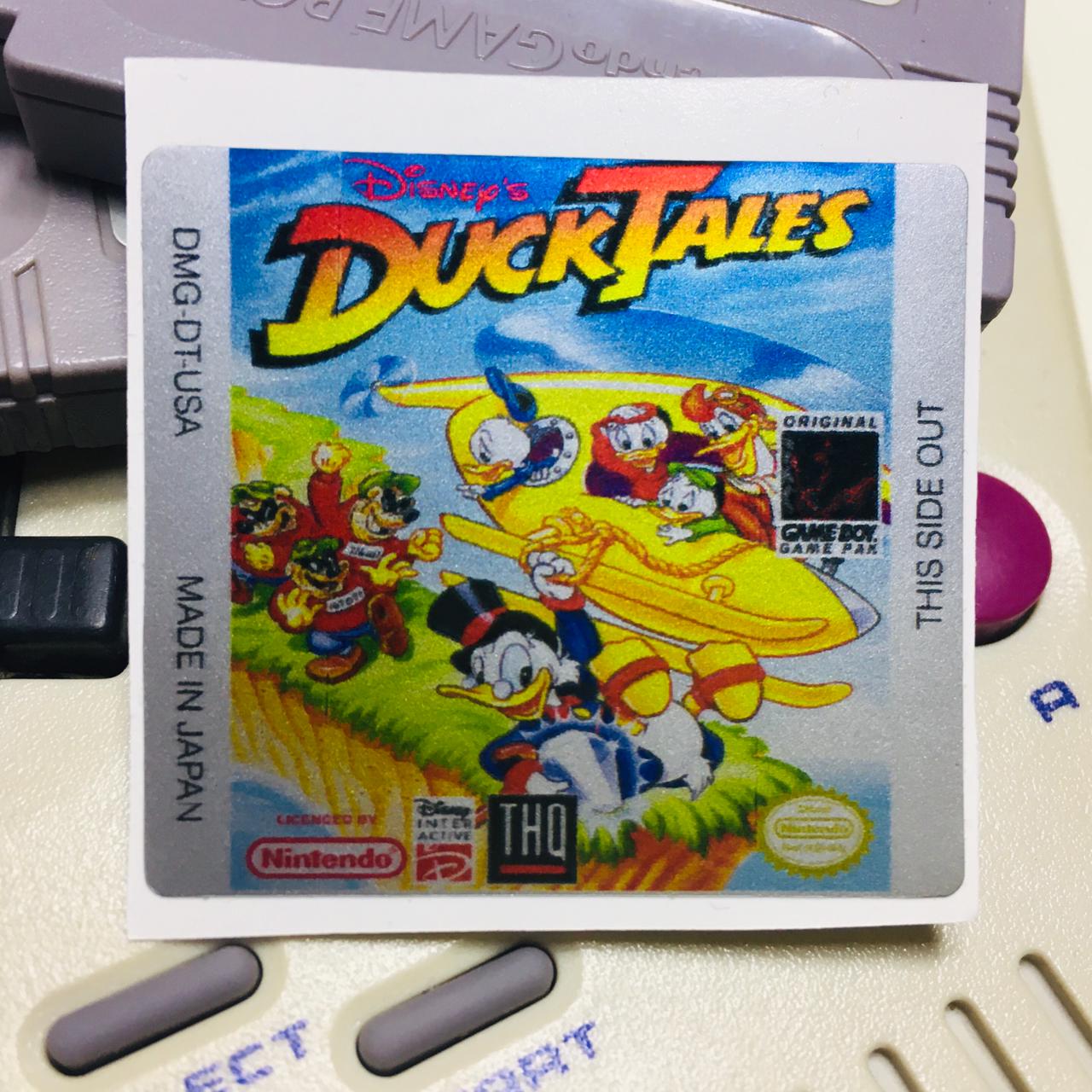 DUCK TALES GameBoy GBC Game Label