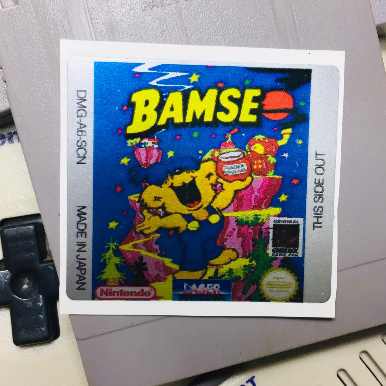 BAMSE GameBoy GBC Game Label